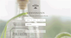 Desktop Screenshot of patrontequila.com