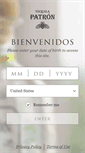 Mobile Screenshot of patrontequila.com